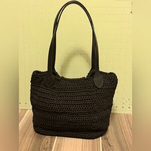 This item is a women hand crochet handbag.